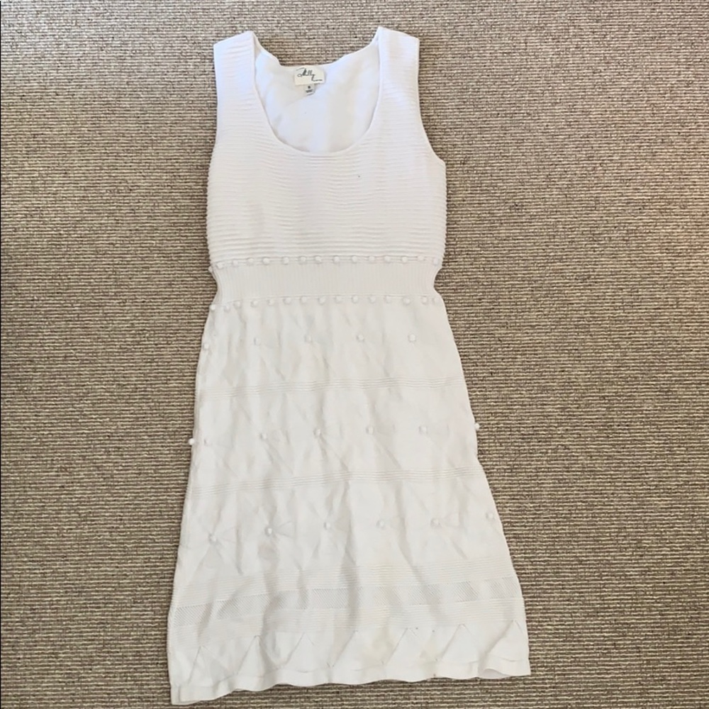 Milly white knit dress